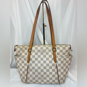 Louis Vuitton Totally PM Damier Azur Authentic